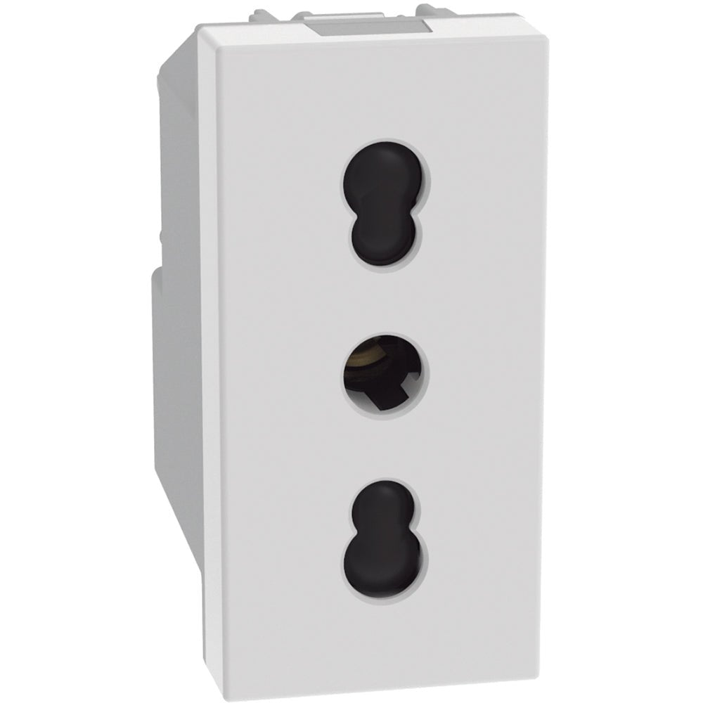 Presa bipasso bticino MatixGo bianco 2p+t 16a JW4180 - Elettrohub.it