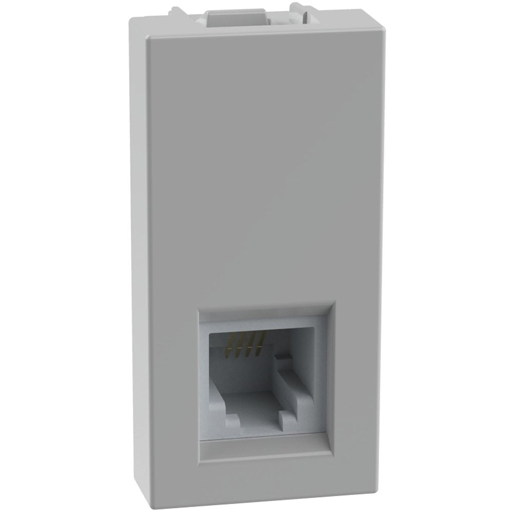 Presa telefonica rj11 BTicino MatixGo grigio - JG4258RJ11 - Elettrohub.it