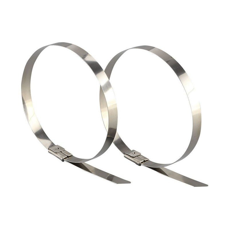 Confezione da 100 Fascette Stringicavo Autobloccanti in Acciaio Inox 4,6 X 200 MM - Elettrohub.it