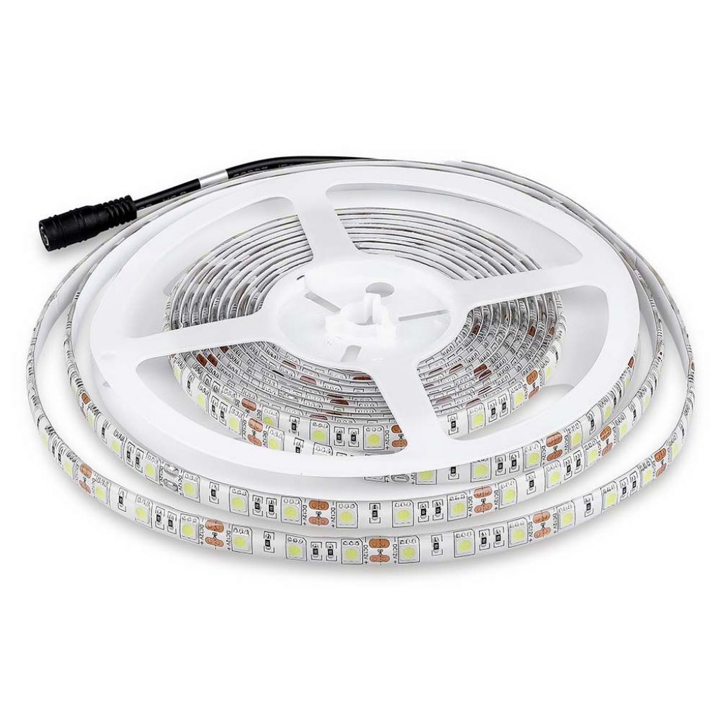 V-Tac Striscia LED Flessibile 55W SMD5050 Monocolore 60 LED/m 12V - Bobina da 5m