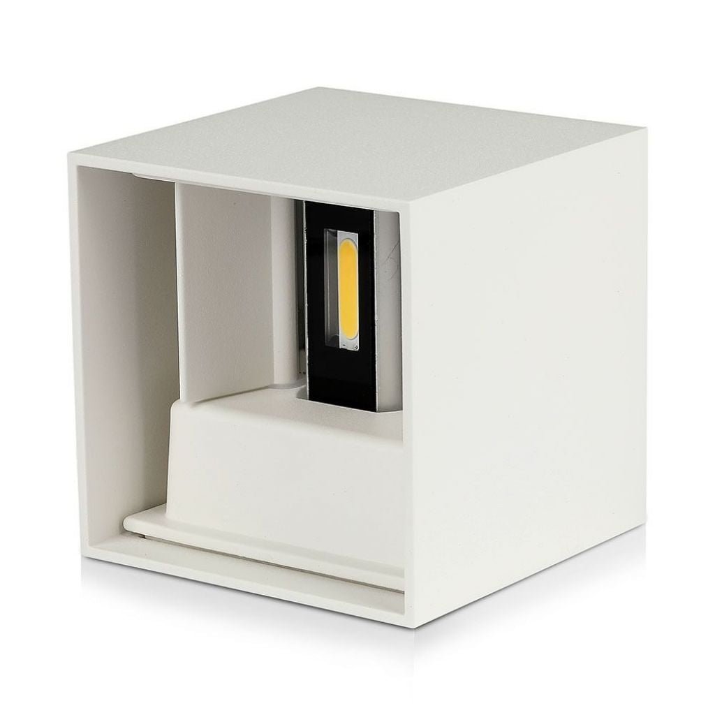 V - Tac Lampada LED da Muro 11W Wall Light Bianca con Doppio LED SMD Applique IP65 - Elettrohub.it