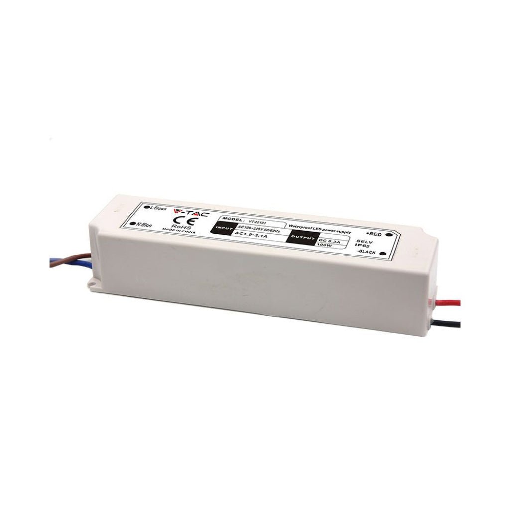 V - Tac Alimentatore 100W - impermeabile - per LED 24V - Elettrohub.it