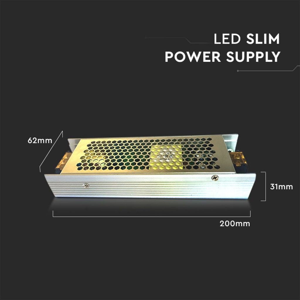 V - Tac Alimentatore 150W Slim Series Per Uso Interno 24V a 2 Uscite con Morsetti a Vite - Elettrohub.it