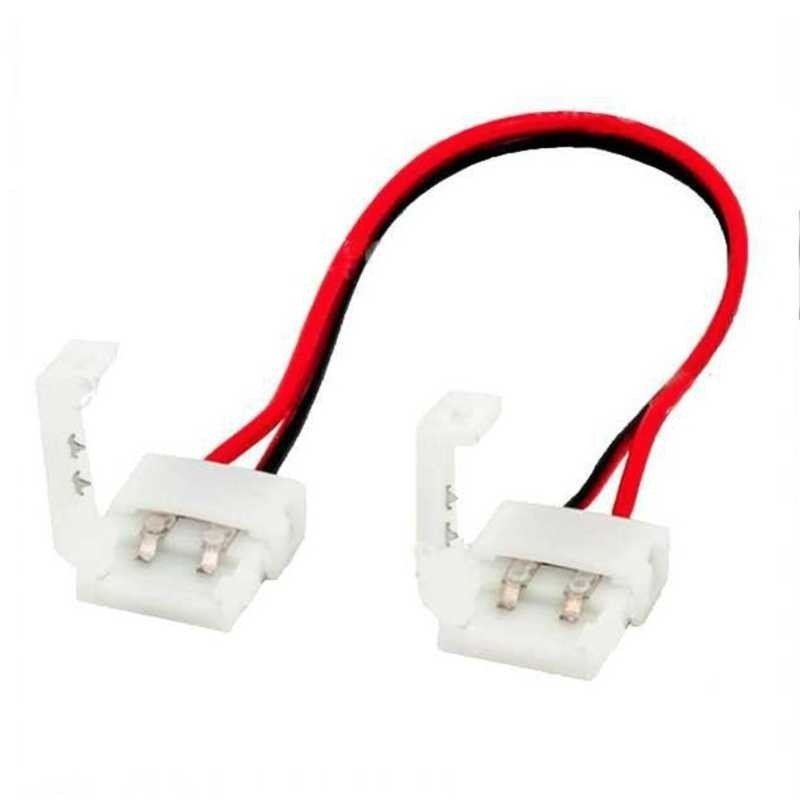 Connettore Flessibile per Strisce LED Monocolore 3528 Clip 2 Pin - Elettrohub.it