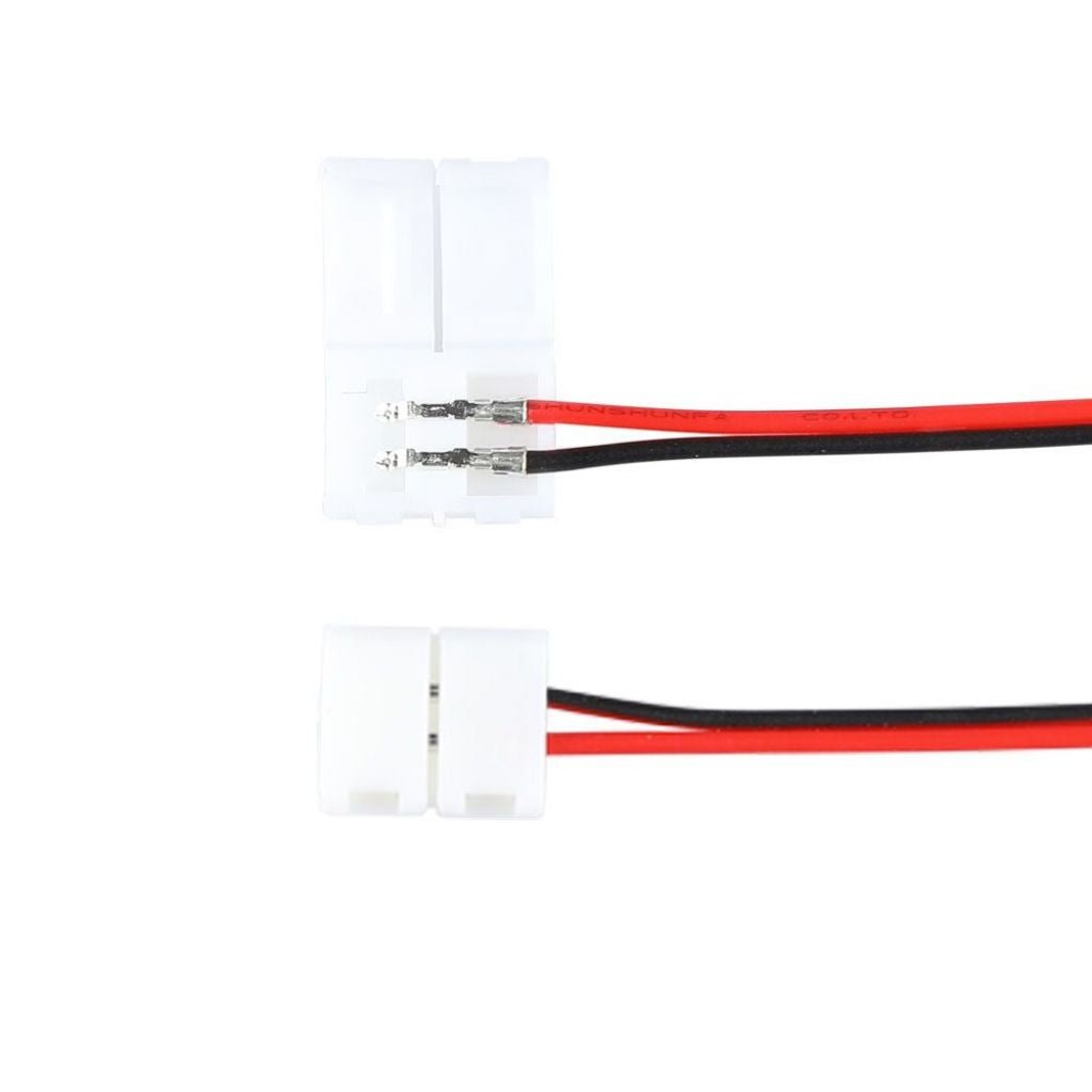 Connettore Flessibile per Strisce LED Monocolore 3528 Clip 2 Pin - Elettrohub.it