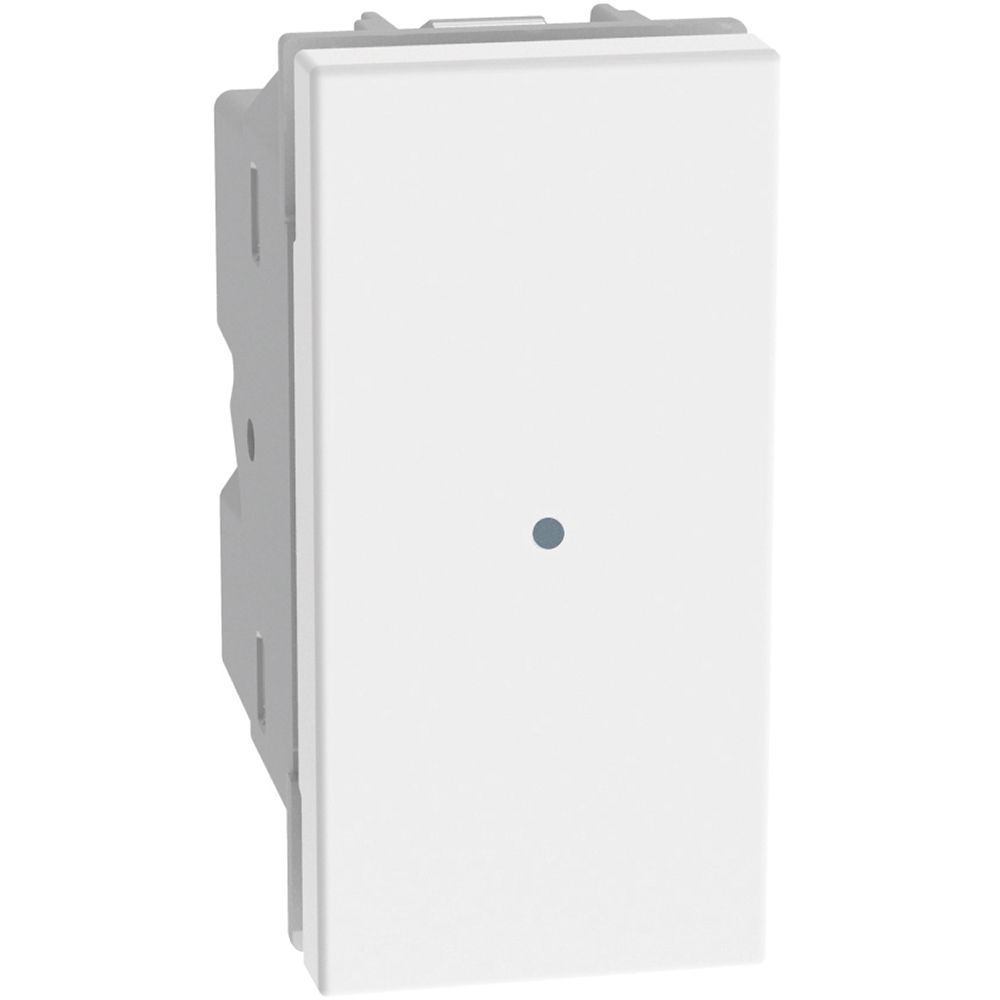 Pulsante BTicino MatixGo 1p 10 a NO bianco JW4055