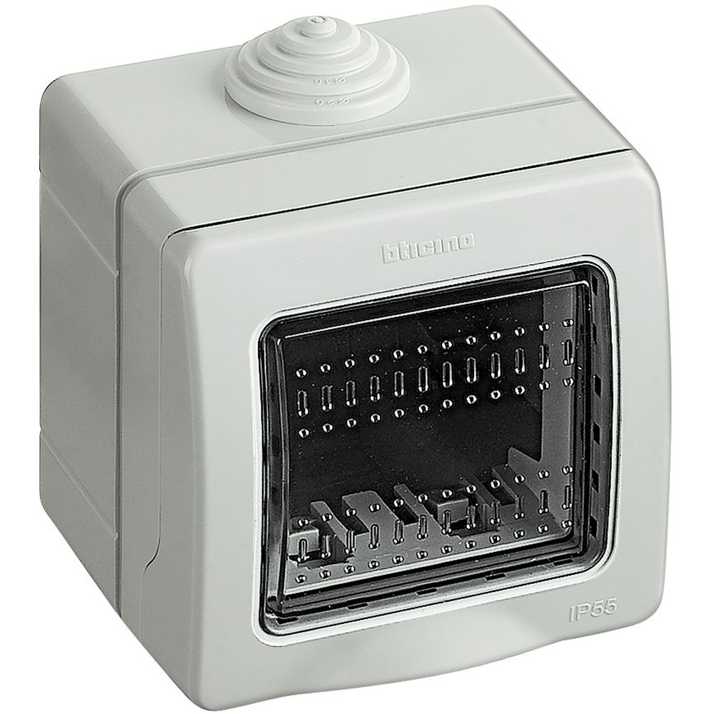 Contenitore stagno da parete idrobox bticino matix 2 moduli ip55 - 25502 - Elettrohub.it