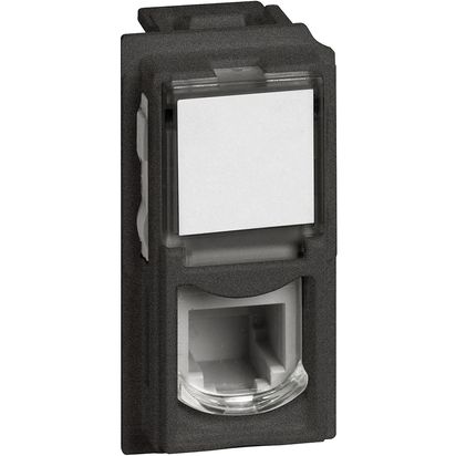 Connettore bticino living now rj11 k10 colore nero KG4258RJ11 - Elettrohub.it