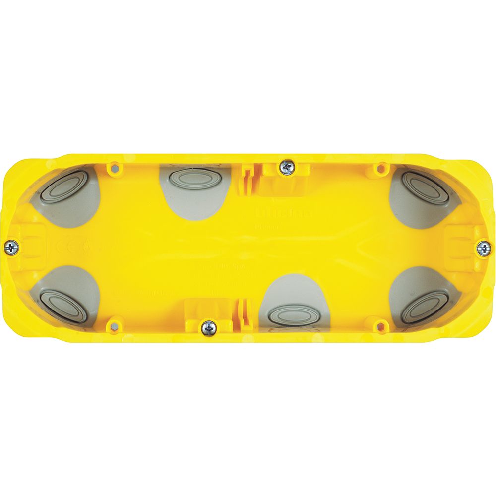 Scatola 6 posti ad incasso per cartongesso e pareti vuote Bticino PB506N - Elettrohub.it