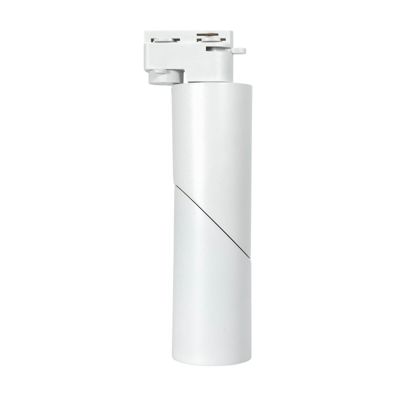 Faretto GU10 per binario Monofase - Bianco - Orientabile e Snodabile - Elettrohub.it