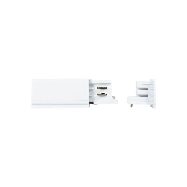 Kit Connettore di Alimentazione DX e Tappo Terminale Trifase, Bianco - Elettrohub.it