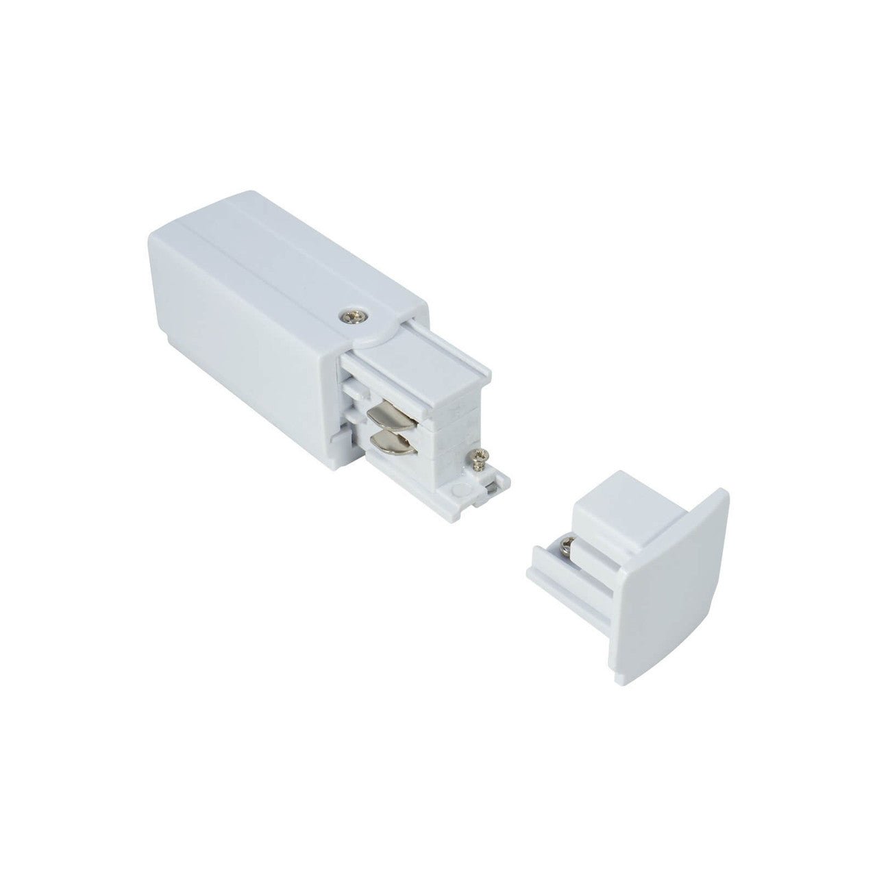 Kit Connettore di Alimentazione SX e Tappo Terminale Trifase Bianco - Elettrohub.it