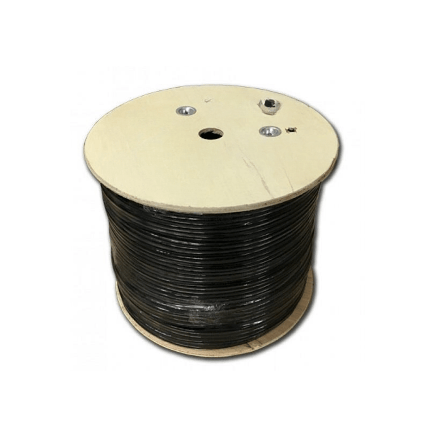 Cavo di rete professionale CAT6 FTP Schermato, doppia guaina PVC per uso esterno, nero, 4x2 cavi in BC solido (100% rame) - Vendita a matassa da 305mt - Elettrohub.it