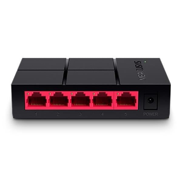 Switch 5 porte Gigabit Ethernet Desktop Mercusys MS105G 10/100/1000 LAN RJ45 - Elettrohub.it