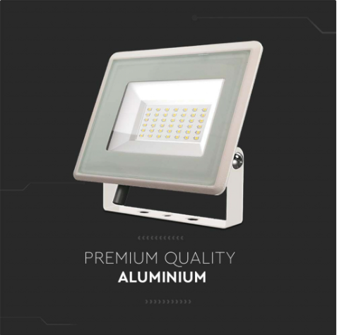 Faro LED Floodlight 30W V-TAC SMD Slim IP65 Bianco - Disponibile Luce: Calda 3000K, Naturale 4000K e Fredda 6500K