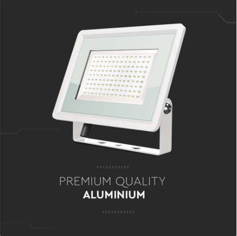 Faro LED Floodlight 200W V - TAC SMD Slim IP65 Bianco - Disponibile Luce: Calda 3000K, Naturale 4000K e Fredda 6500K - Elettrohub.it