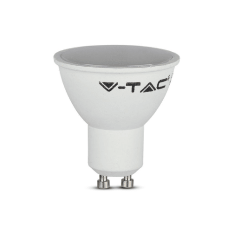 LAMPADINA LED GU10 4.5W V - TAC - Disponibile Luce: Calda 3000K - Naturale 4000K - Fredda 6500K - Elettrohub.it