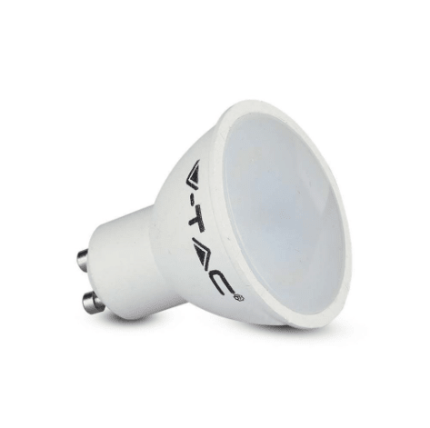 LAMPADINA LED GU10 4.5W V - TAC - Disponibile Luce: Calda 3000K - Naturale 4000K - Fredda 6500K - Elettrohub.it