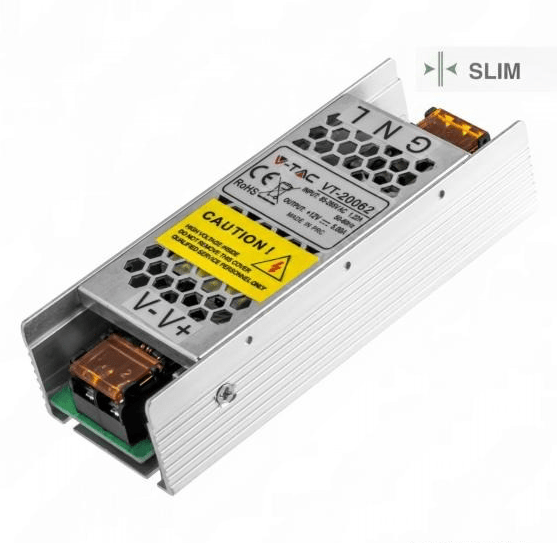 V - Tac Alimentatore 60W 12V Per Uso Interno a 1 Uscita con Morsetti a Vite - Elettrohub.it