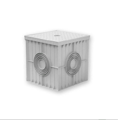Pozzetto 30x30 cm + Coperchio - Grigio - Elettrohub.it