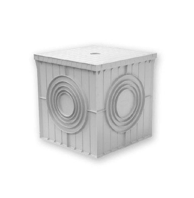 Pozzetto 40x40 cm + Coperchio - Grigio - Elettrohub.it