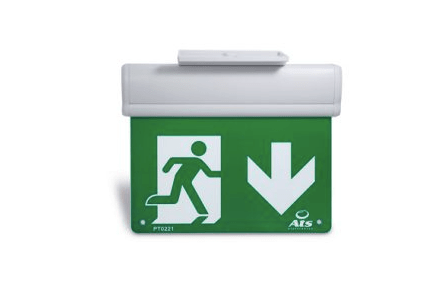 Plafoniera - Lampada d'emergenza a bandiera ATS SIGNALWAY - SW 2025 - Elettrohub.it