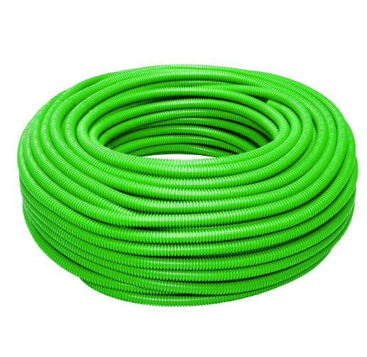 Tubo Corrugato Verde Ø25 - Matassa da 50 metri - Elettrohub.it