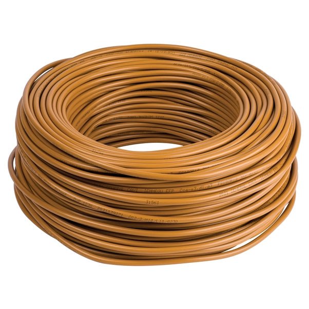 Cavo bipolare FS18OR 2x1 mmq 300/500v cl. cca marrone - Vendita al metro - Elettrohub.it