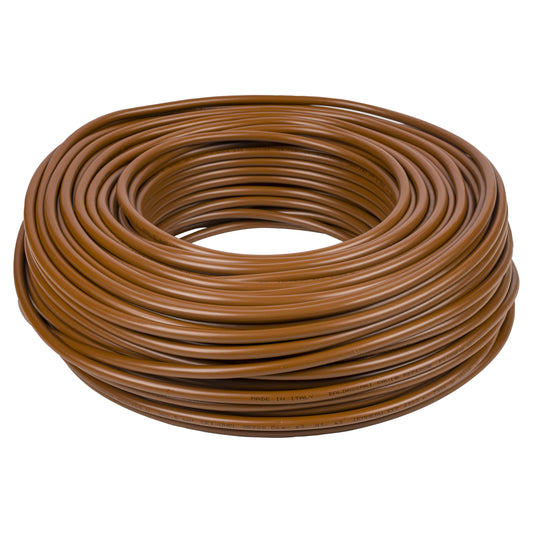 Cavo tripolare fs18or 3g2,5 mm² marrone 450/750v - Matassa da 100 metri