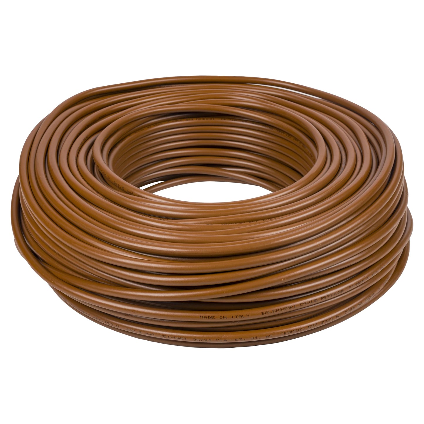 Cavo tripolare FS18OR 3g2,5 mm² marrone 450/750v - Vendita al metro - Elettrohub.it