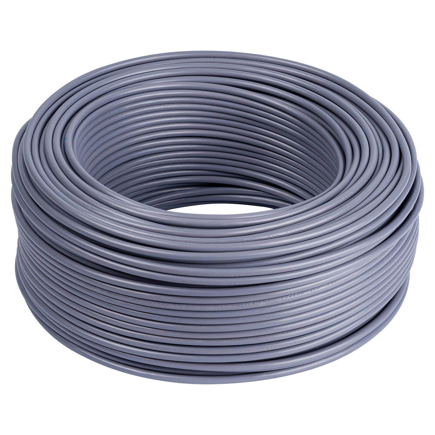 Cavo unipolare fs17 cpr 450/750 sezione 1x6 mmq colore Grigio - Vendita al metro