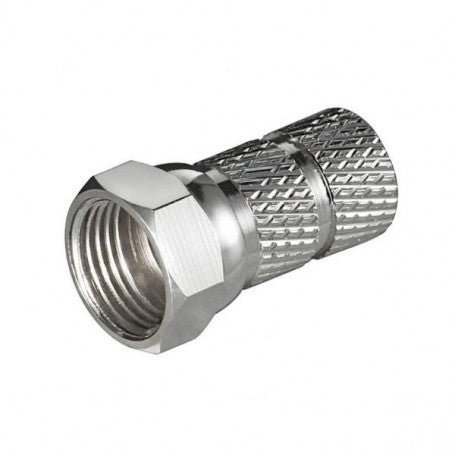Spina tv / satellite tipo f per cavo tv da 6,8 mm - Elettrohub.it
