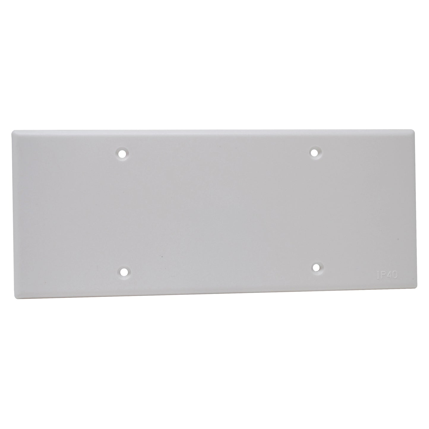Coperchio 6 posti per scatola monoblocco bianco