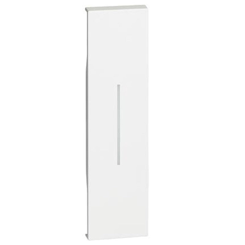 Cover comando bticino Living Now 1 modulo colore bianco - per interruttori, deviatori, pulsanti e invertitori - KW01 - Elettrohub.it