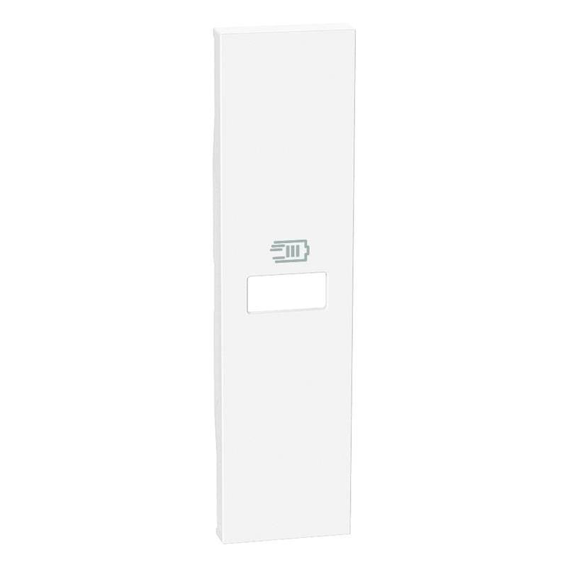 Cover caricatore USB tipo a Living Now bianco 1 modulo KW11C - Elettrohub.it