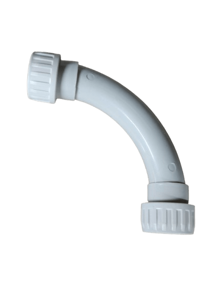 Curva stagna 90° tubo - tubo Ø 20 mm IP65 - 1 unità - Elettrohub.it