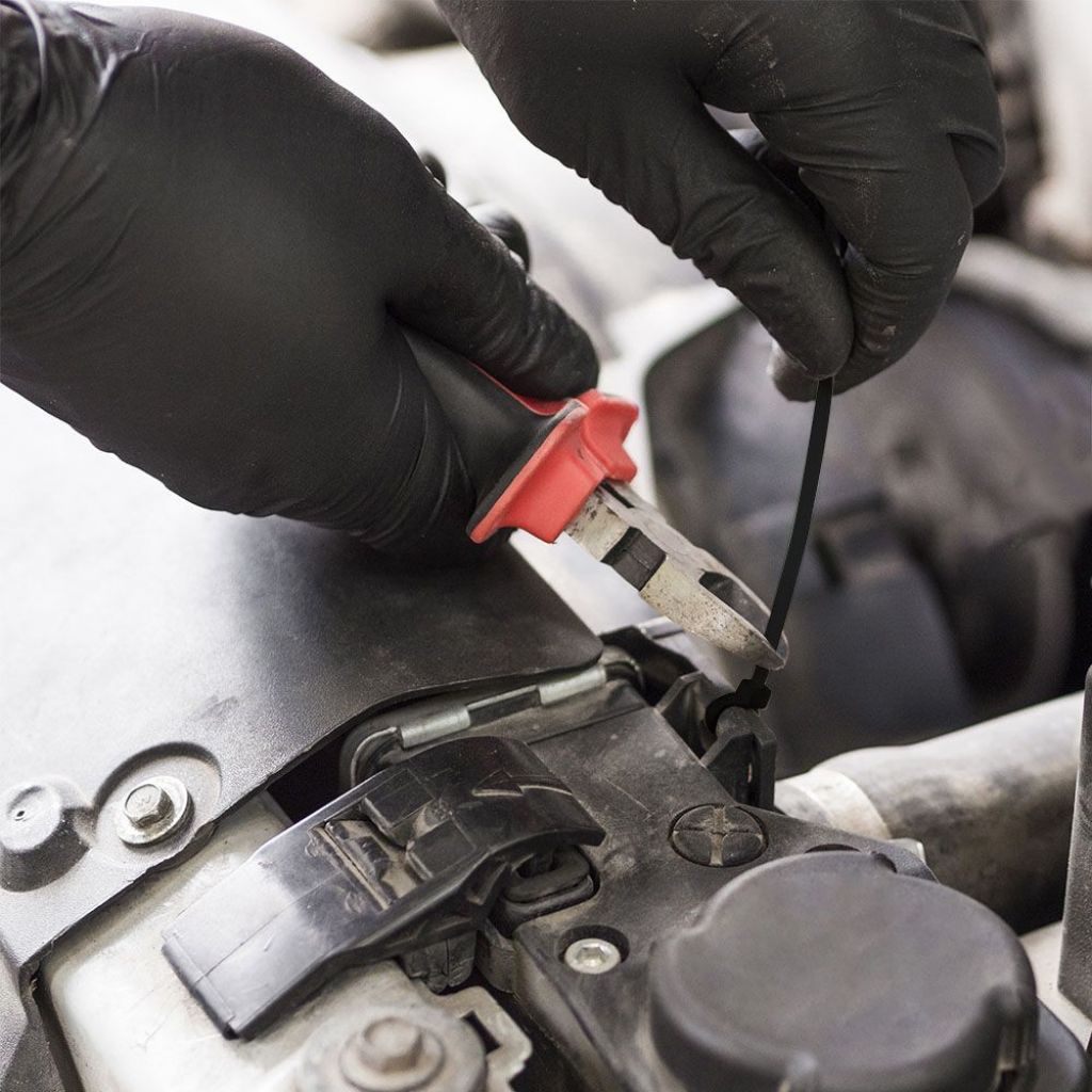 Confezione da 100 Fascette Stringicavo Autobloccanti in Nylon 2,5 X 200 MM - Nero