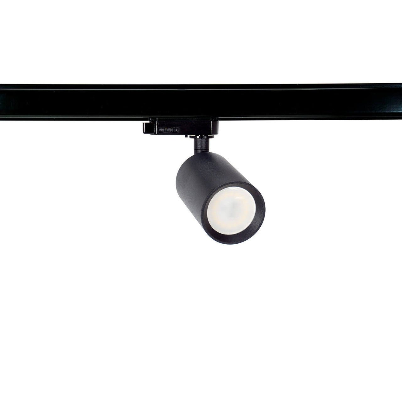Faro GU10 per binario Trifase in alluminio Nero - Elettrohub.it