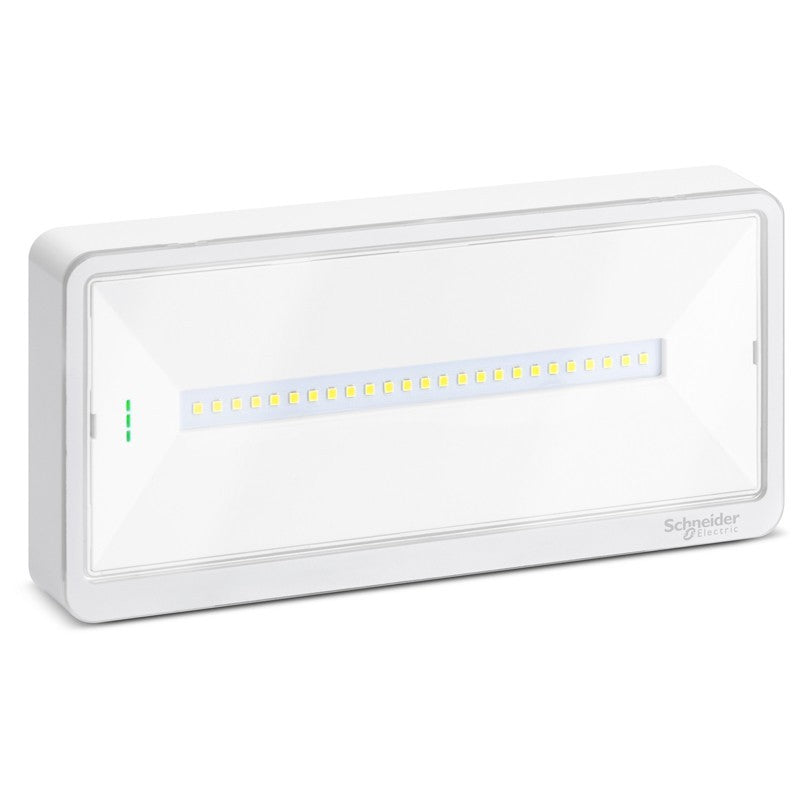 Plafoniera - Lampada d'emergenza Schneider Exw Light IP42 110 1/1,5/2/3h SE/SA