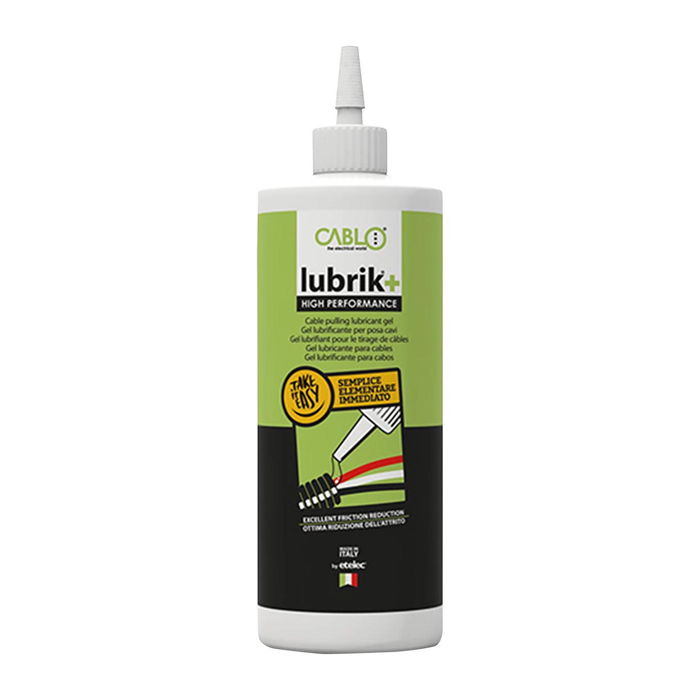 Lubrificante etelec per cavidotti e tubi elettrici 0,90 l