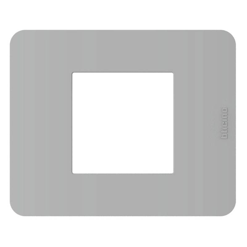 Placca BTicino MatixGo colore grigio 2 moduli JA4802JG - Elettrohub.it