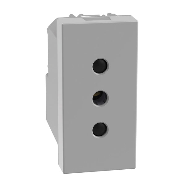 Presa BTicino MatixGo grigio 2p+t 10a JG4113 - Elettrohub.it