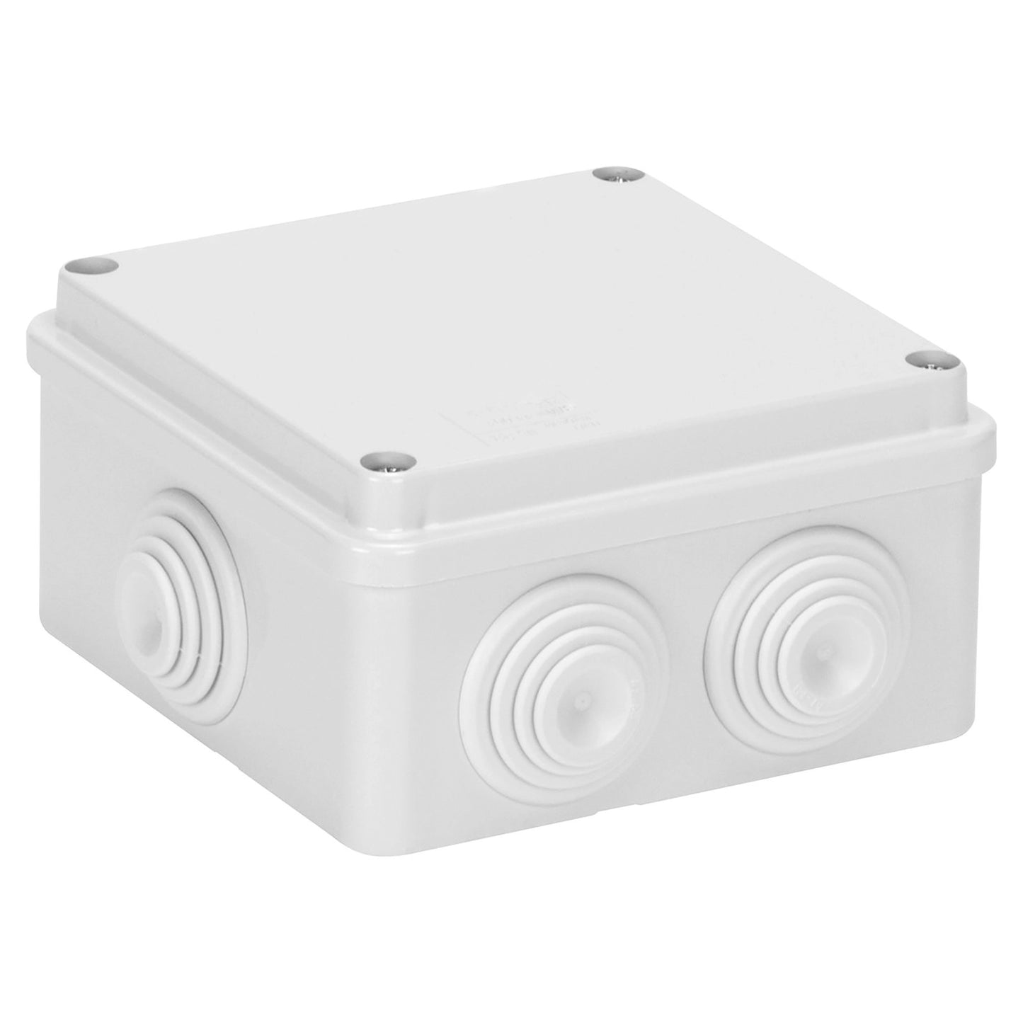 Scatola gewiss di derivazione esterna 100x100x50 mm con 6 passacavi ip55