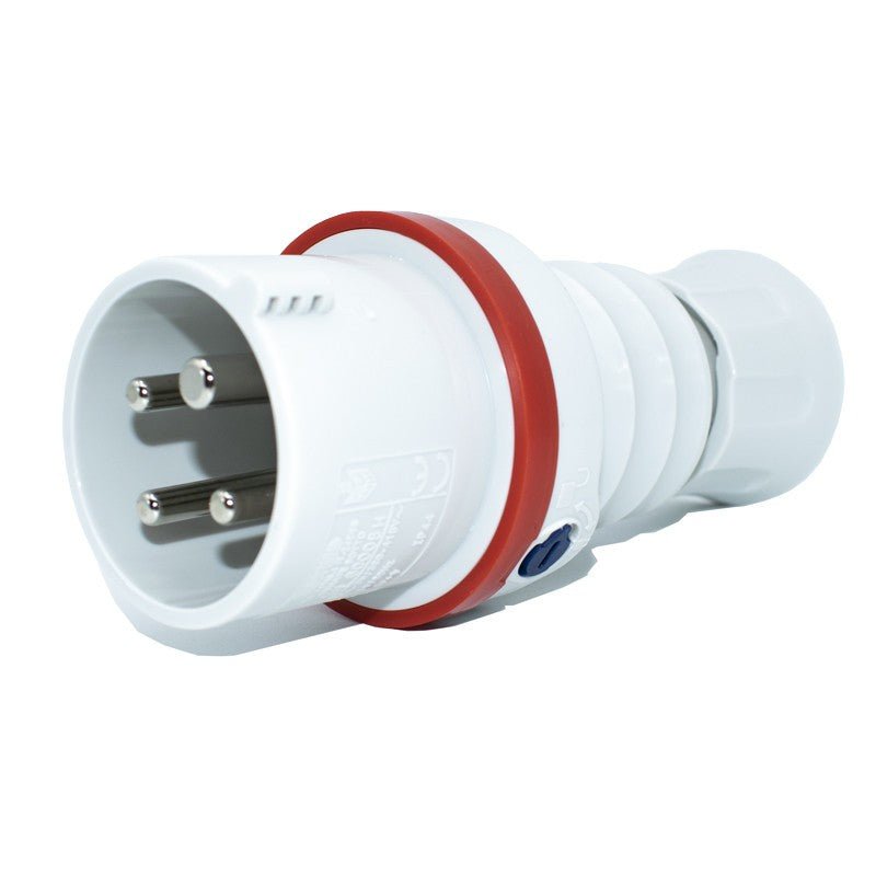 Spina mobile Gewiss 3P+T 16A IP44 rossa 380V GW60008H - Elettrohub.it