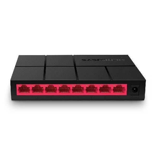Switch 8 porte Gigabit Ethernet Desktop Mercusys MS108G 10/100/1000 LAN RJ45 - Elettrohub.it