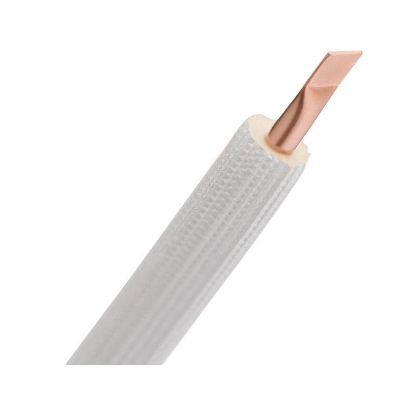 Tubo rame rivestito per condizionamento a metro dimensione 3/8"x0,8 isolato Norma UNI - Prezzo al metro