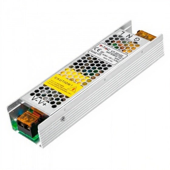 V - Tac Alimentatore 120W 12V Per Uso Interno a 1 Uscita con Morsetti a Vite - Elettrohub.it