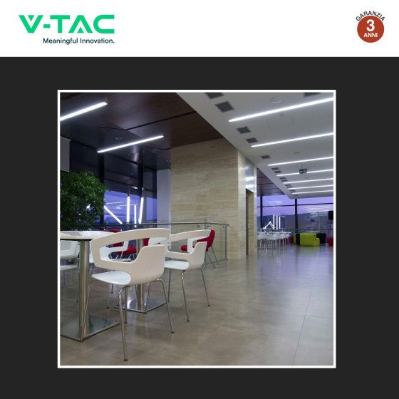 Tubo LED SMD Nano Plastic T8 G13 18W V - Tac Lampadina 120cm con Starter - Disponibile Luce: Calda 3000K - Naturale 4000K - Fredda 6500K - Elettrohub.it