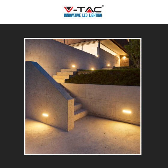 V - Tac Lampada LED da Muro 12W Wall Light SMD Applique IP65 Colore Bianco - Elettrohub.it