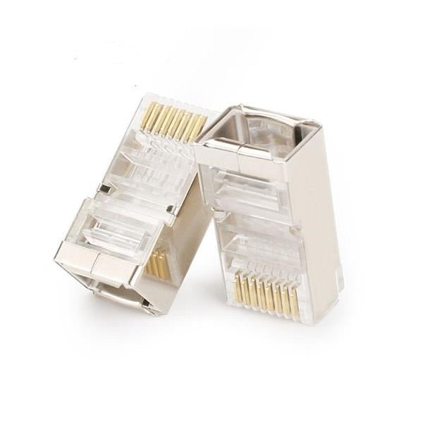 Plug Modulare EZ CAT6 - 8P8C Schermato - Confezione da 10 Pezzi - Elettrohub.it